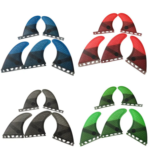 Quillas de surf 5 unids/set M + GL Quad Surf Multicolor